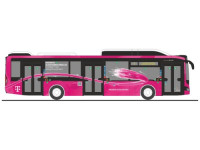 75414 MAN Lions City - Wiener Neustadt mit Werbung Magenta, 1:87