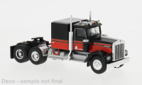 86250 Kenworth W900 Zugmaschine schwarz/rot. 1:87