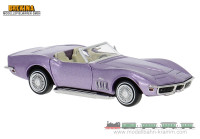 19995 Chevrolet Corvette C3 Cabrio, offen, flieder. 1:87