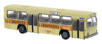 59154 Büssing BS110V Linienbus Frankfurt mit Jägermeister Werbung. 1:87