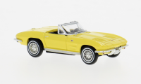 18030 Chevrolet Corvette C2 Cabrio, gelb. 1:87
