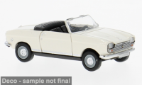 29176 Peugeot 204 Cabrio, weiß. 1:87