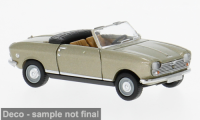29177 Peugeot 204 Cabrio, Gold. 1:87