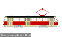 64501 Tatra T3/T4 Strassenbahn "Chemnitz". 1:87