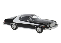 19735 Ford Gran Torino, schwarz/weiß- 1:87
