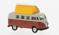 31635 VW T1 Camper grau/rot. 1:87