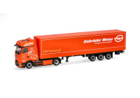 320177 Mercedes Benz eActros 600 Pro Cabin Big-Space Gardinenplanen Sattelzug "Gebrüder Weiß". 1:87