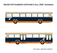 202502/962308 ÖAF Gräf&Sift GSÜ240 M12 Bus Version ÖBB-dunkelblau, Maßstab 1:87