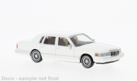 870910 Lincoln Town Car, weiss. 1:87
