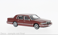  870909 Lincoln Town Car, dunkelrot. 1:87