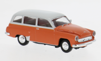 27194 Wartburg 311 Kombi, dunkelorange/hellgrau. 1:87