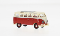 31860 VW T1b Samba-Bus "hellbeige/rot". 1:87