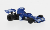 22866 Tyrrell 6 Formel 1 Rennwagen, Nummer 3, GR von Südafrika, Jackie Stewart 1973. 1:87