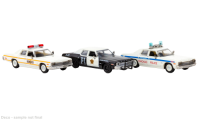 90503 Set mit drei Dodge Monaco "Chicago Police". 1:87