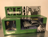 57401 Corgi-Set: The Professionals Ford Capri mit beiden Figuren. 1:36