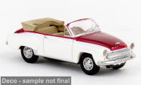 27053 Wartburg 311 Cabriolet, weiss/dunkelrot. 1:87