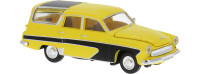27123 Wartburg 311 Camping, gelb/schwarz. 1:87