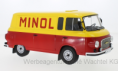 18210 Barkas B 1000 Kastenwagen "Minol". Metallmodell im Maßstab 1:18