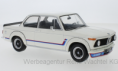 18148 BMW 2002 Turbo in weiß. Metallmodell im Maßstab 1:18