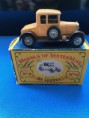 Matchbox Models of Yesteryear: Nr. 8 Lesney Bullnose Morris Cowley. Metallmodell mit Schachtel.