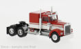 86251 Kenworth W900 Sattelzugmaschine, rot/weiß. 1:87