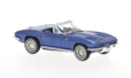 18028 Chevrolet Corvette C2, offen in blau. 1:87