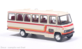 36751 Mercedes Benz Bus O 309 hellbeige/rot. 1:87