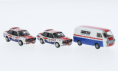 22647 Set: Fiat 131 Abarth und Fiat 238 Kasten "Fiat France Service Course". 1:87