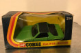 314 Corgi Toys: Fiat X 1/9 in grün mit schwarzem Hardtop. 1:36