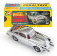 CR261 Aston Martin DB5 James Bond - Sondermodell zum 70 Jahre Jubiläum von Corgi - Platinierte Version. 1:46