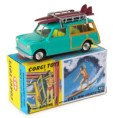 CR485 Austin Mini Countryman mit Surfbrett. 1:43
