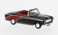 29162 Peugeot 403 Cabrio, schwarz/rot. 1:87