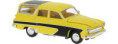 27123 Wartburg 311 Camping, gelb/schwarz. 1:87